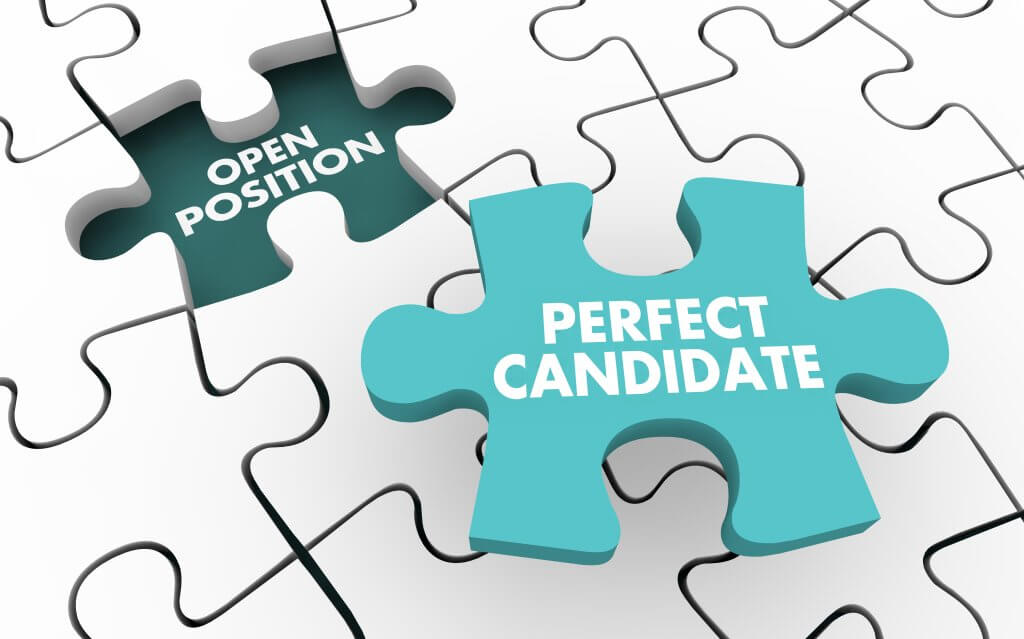 Perfectcandidatehireopenjobpositionpuzzle3dillustration